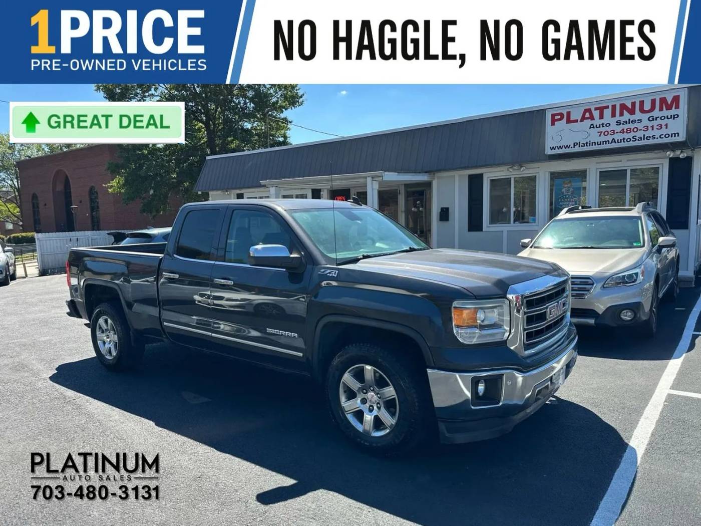 2015 GMC Sierra 1500 SLT — Pickup Truck — 182,669 mi — Arlington, VA