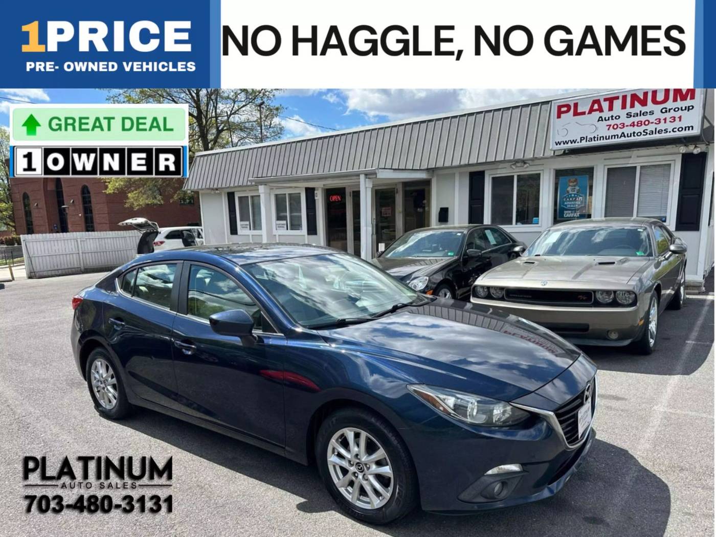 2015 Mazda Mazda3 i Touring — Sedan — 134,323 mi — Arlington, VA