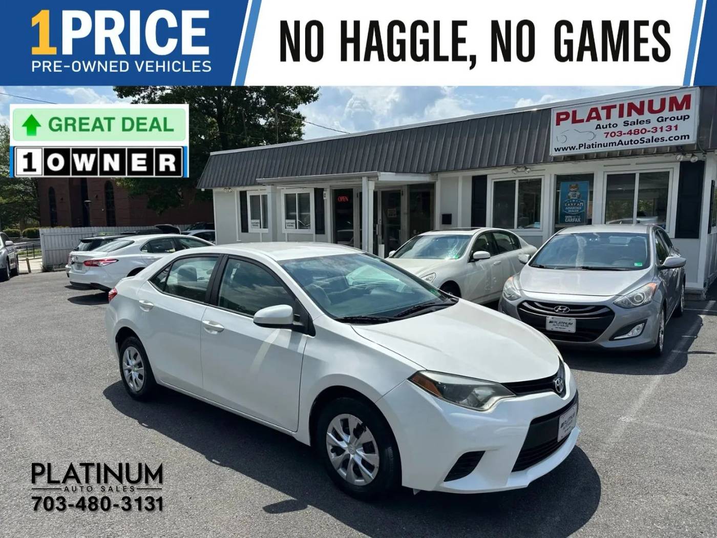 2014 Toyota Corolla LE Eco Plus — Sedan — 145,217 mi — Arlington, VA