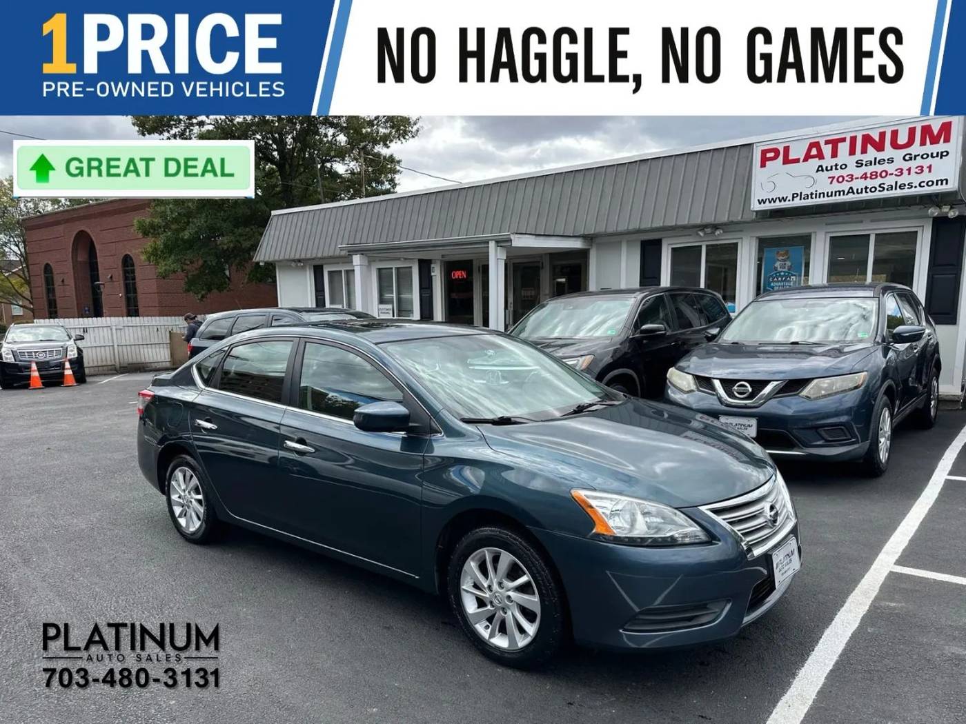 2015 Nissan Sentra SV — Sedan — 111,926 mi — Arlington, VA