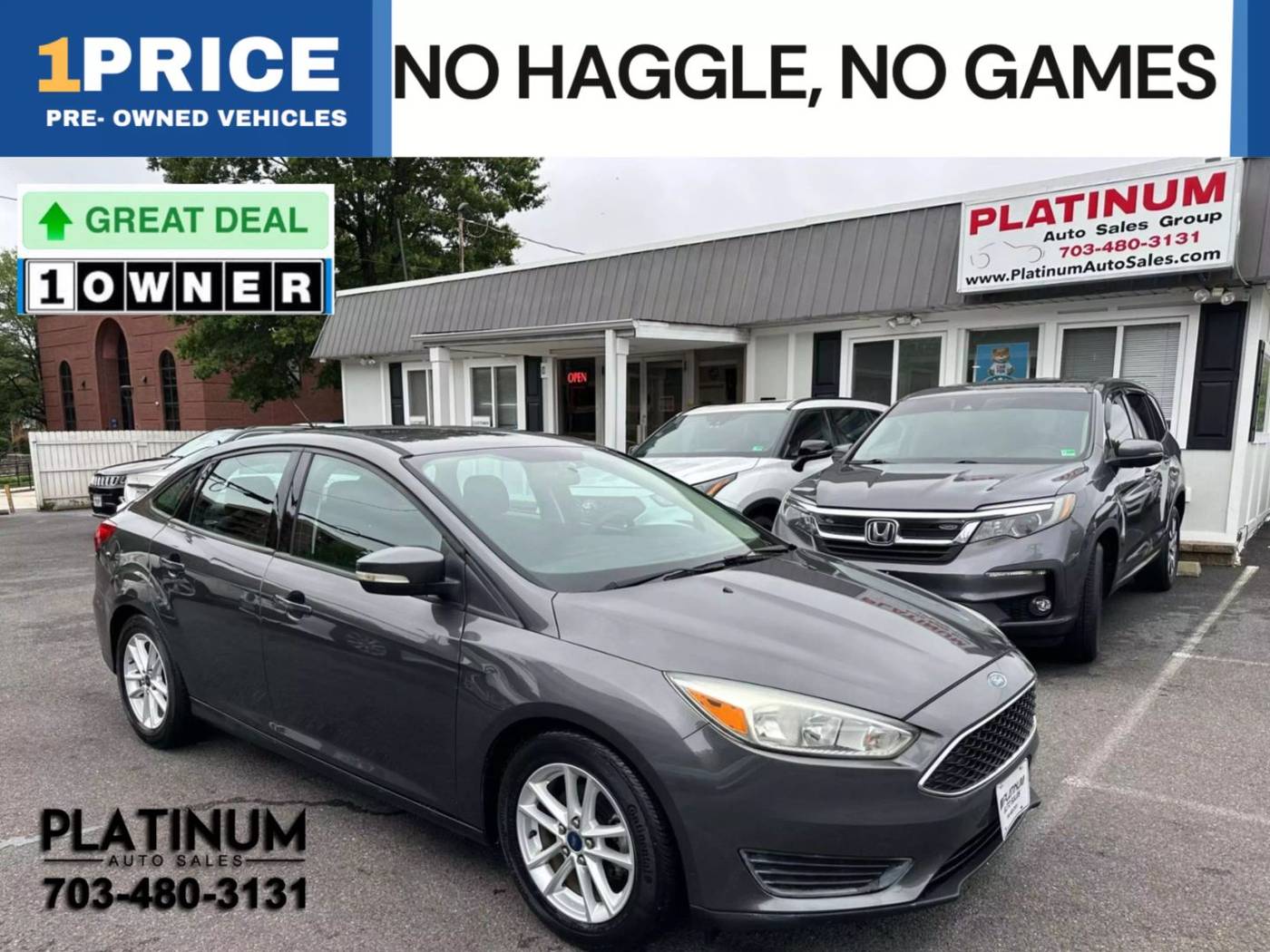 2015 Ford Focus SE — Sedan — 17,897 mi — Arlington, VA