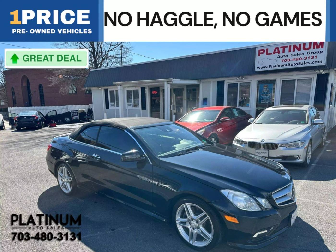 2011 Mercedes-Benz E-Class E 550 — Convertible — 99,506 mi — Arlington, VA