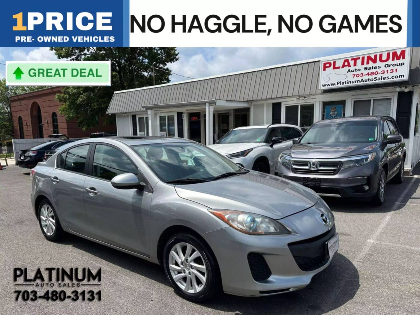 2012 Mazda Mazda3 i Grand Touring — Sedan — 221,329 mi — Arlington, VA