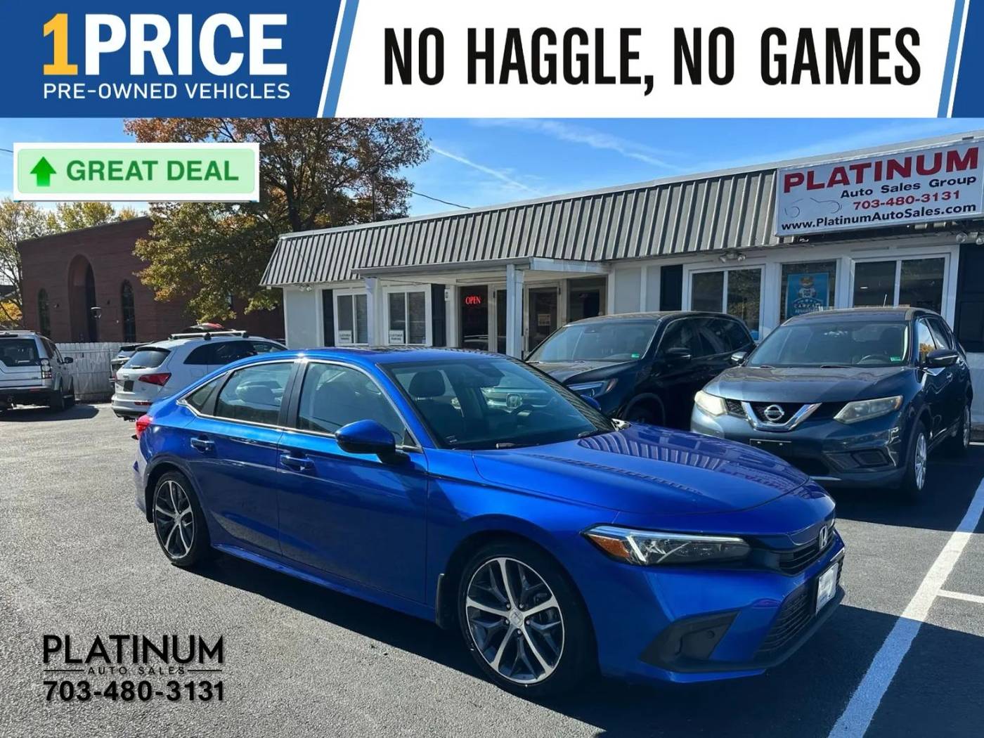 2023 Honda Civic Touring — Sedan — 37,381 mi — Arlington, VA