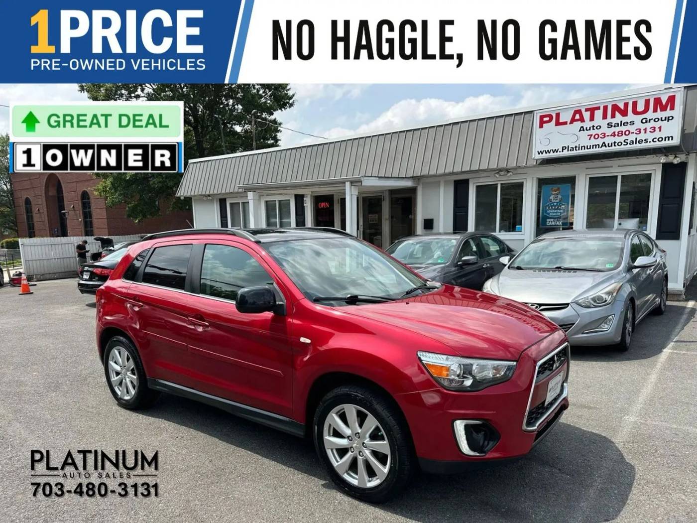 2015 Mitsubishi Outlander Sport SE — SUV — 154,999 mi — Arlington, VA