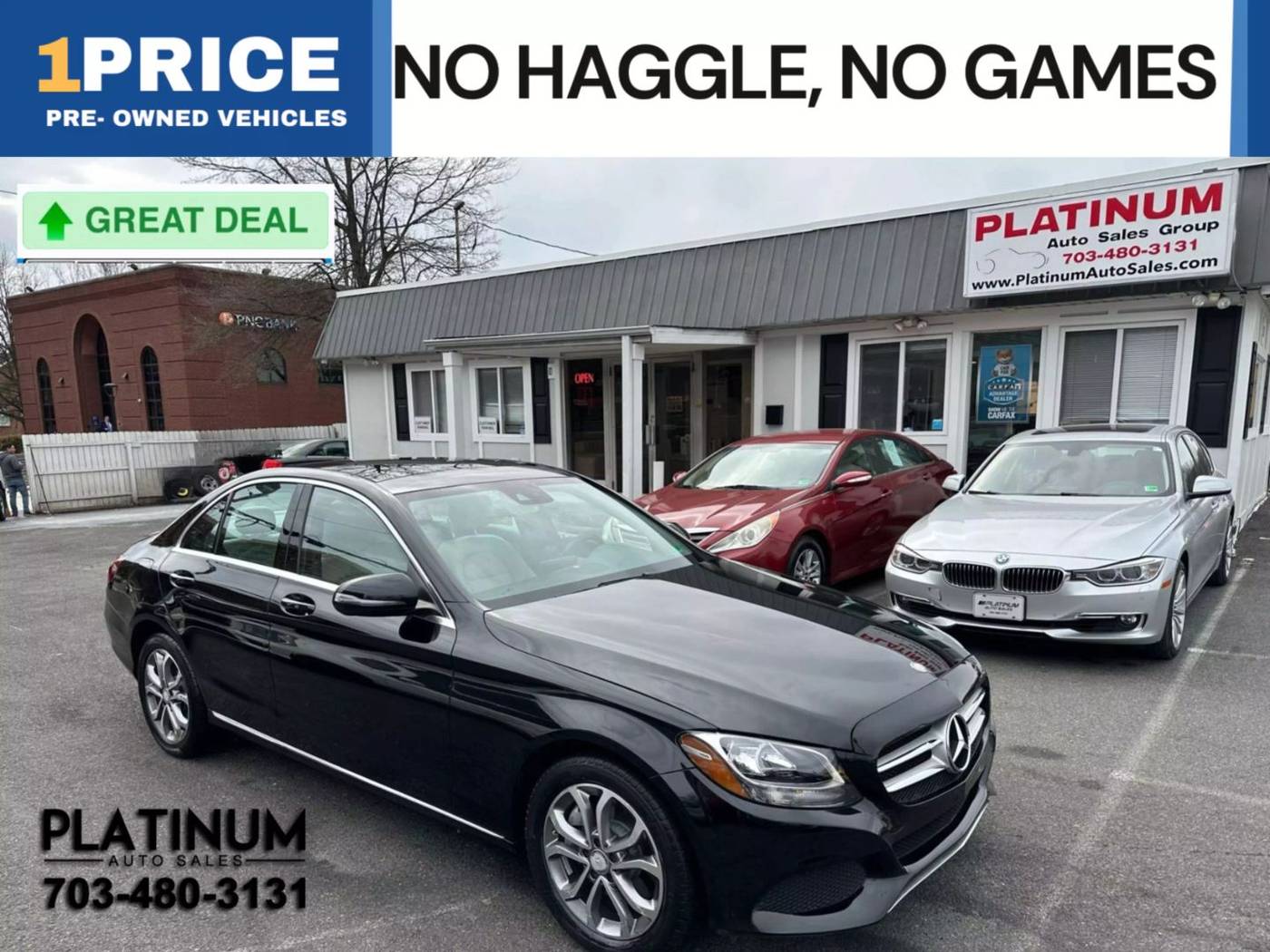 2016 Mercedes-Benz C-Class C 300 — Sedan — 74,782 mi — Arlington, VA