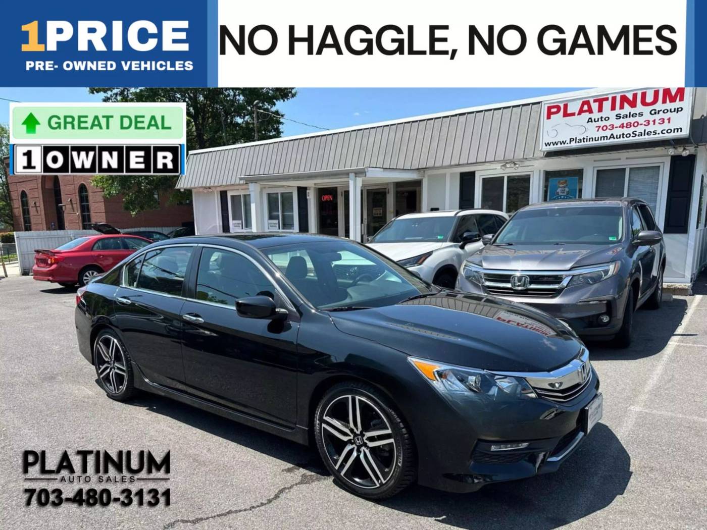 2017 Honda Accord Sport — Sedan — 161,984 mi — Arlington, VA