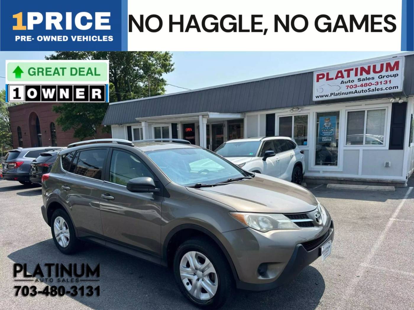 2013 Toyota RAV4 LE — SUV — 102,728 mi — Arlington, VA
