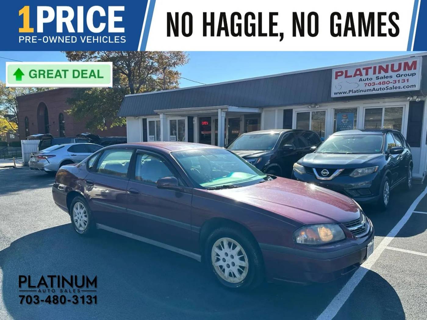 2003 Chevrolet Impala Base — Sedan — 57,321 mi — Arlington, VA