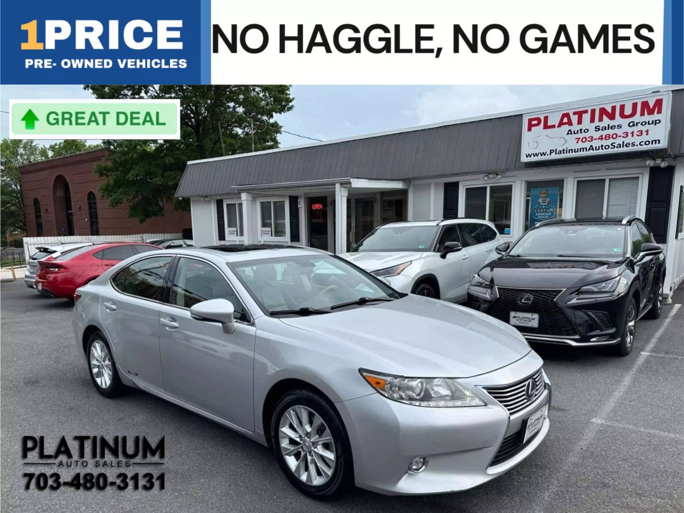 2014 Lexus ES ES 300h — Sedan — 215,404 mi — Arlington, VA