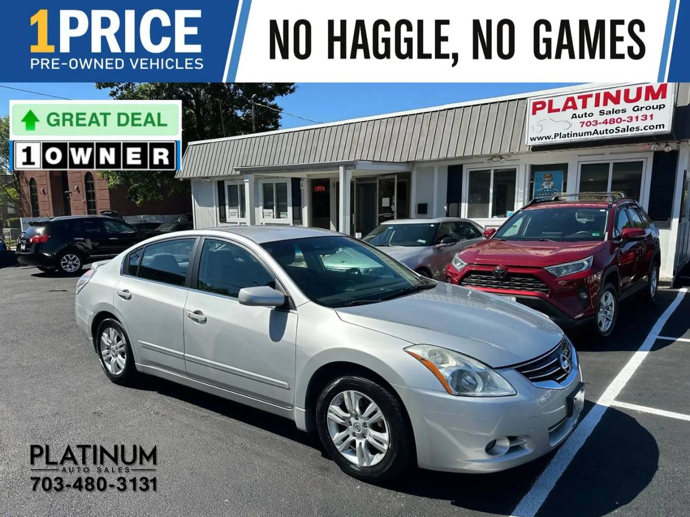2012 Nissan Altima 2.5 S — Sedan — 117,682 mi — Arlington, VA