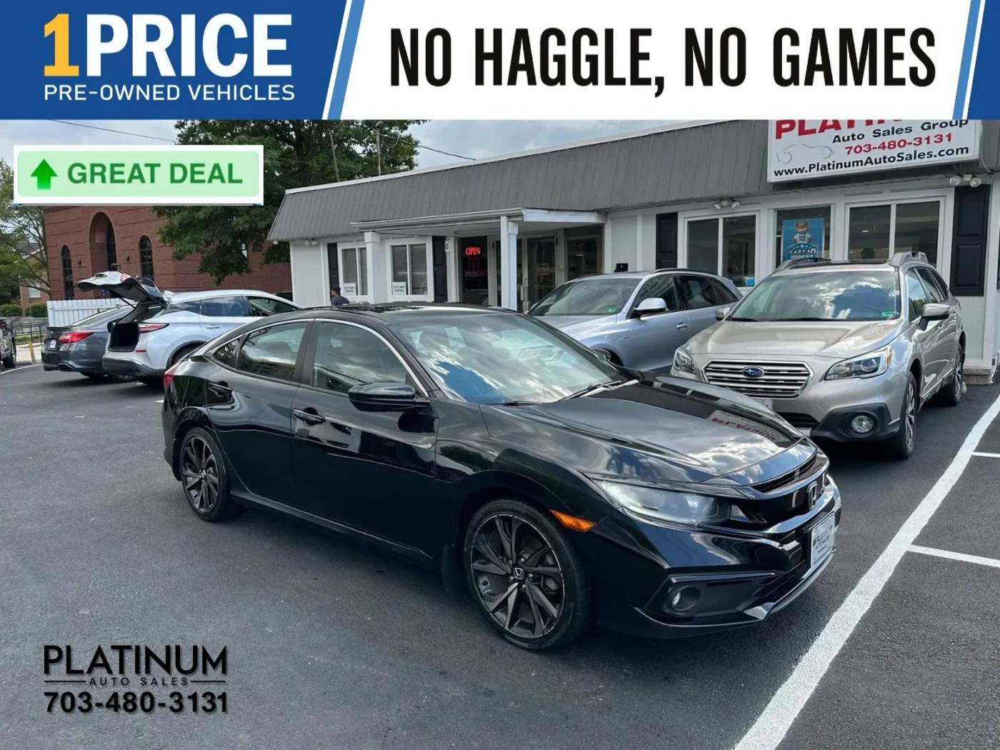 2021 Honda Civic Sport — Sedan — 101,739 mi — Arlington, VA