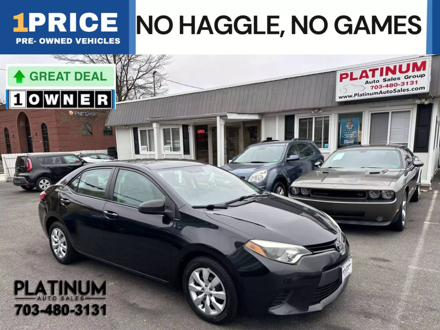2014 Toyota Corolla LE — Sedan — 130,236 mi — Arlington, VA