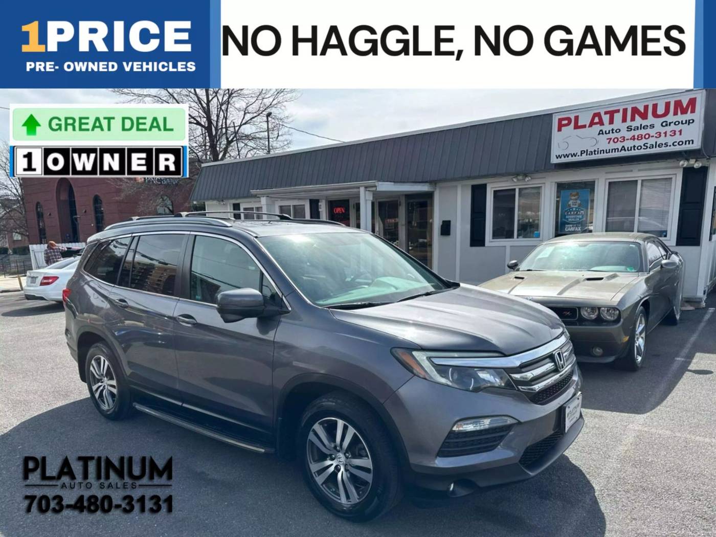 2016 Honda Pilot EX-L — SUV — 87,848 mi — Arlington, VA