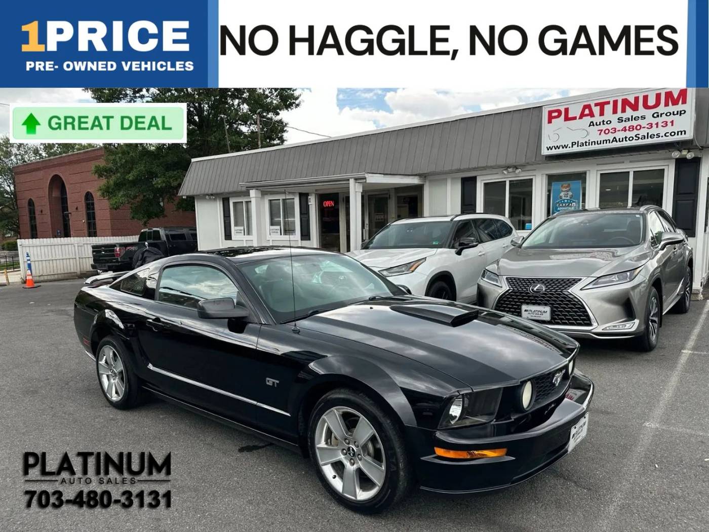 2007 Ford Mustang GT Premium — Coupe — 87,390 mi — Arlington, VA