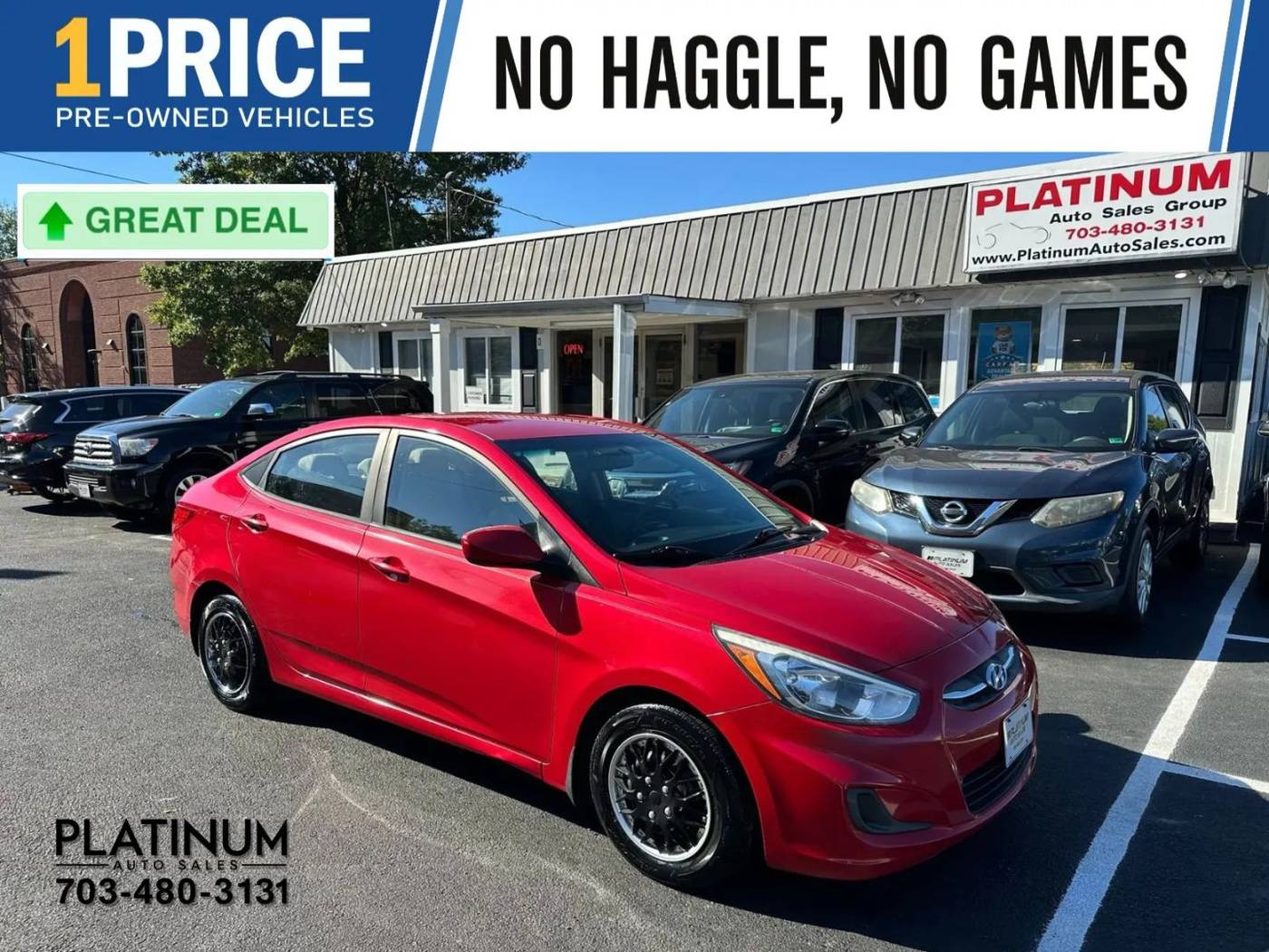 2016 Hyundai Accent SE — Sedan — 136,570 mi — Arlington, VA