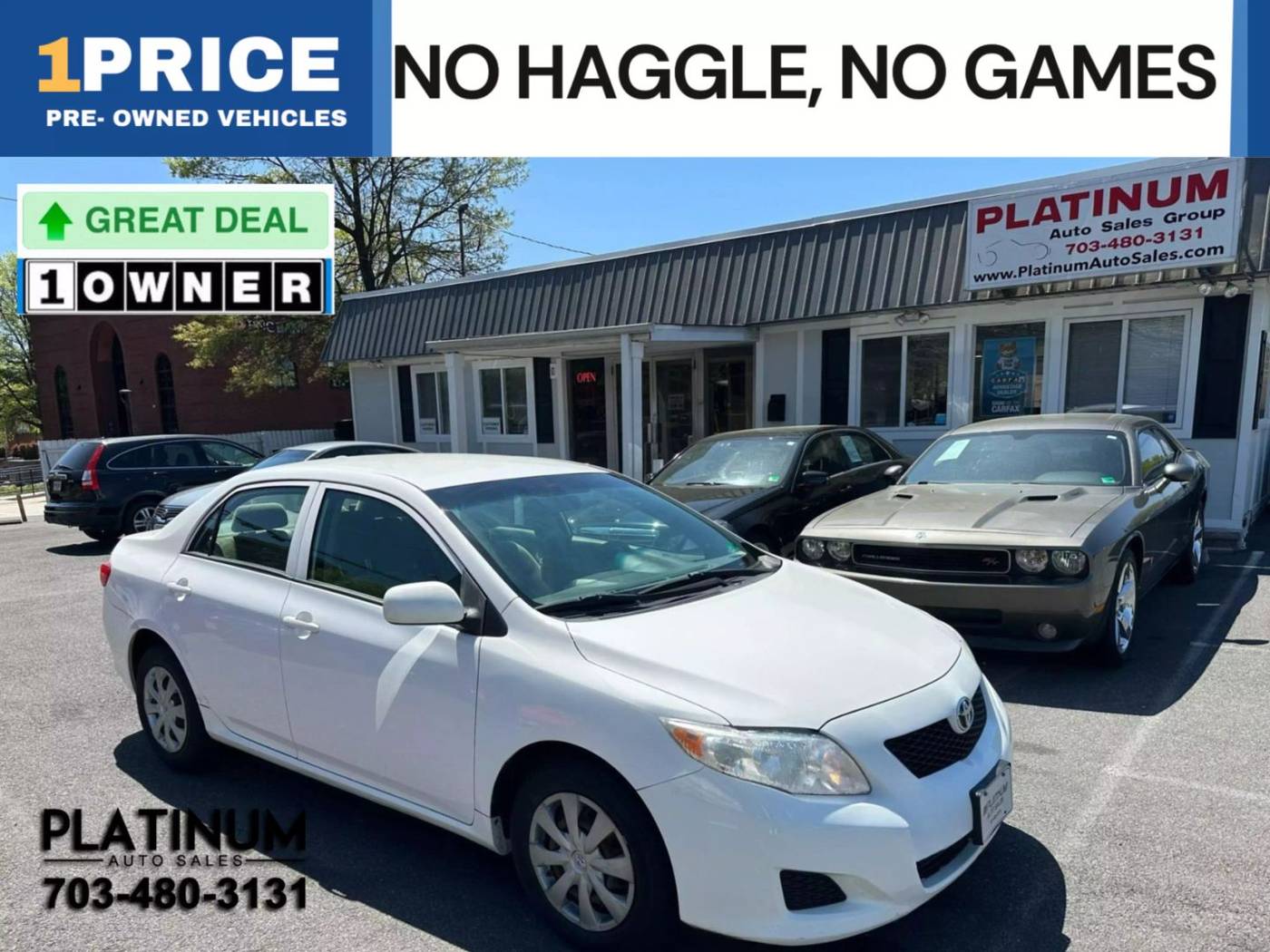 2009 Toyota Corolla LE — Sedan — 120,482 mi — Arlington, VA