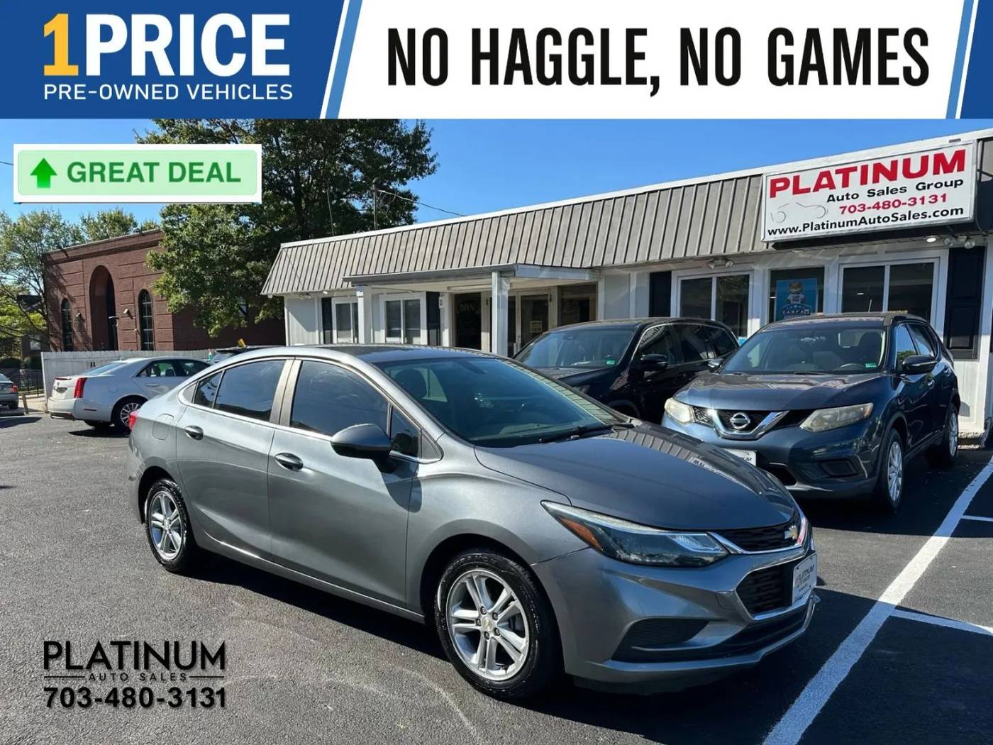 2018 Chevrolet Cruze Diesel — Sedan — 69,813 mi — Arlington, VA