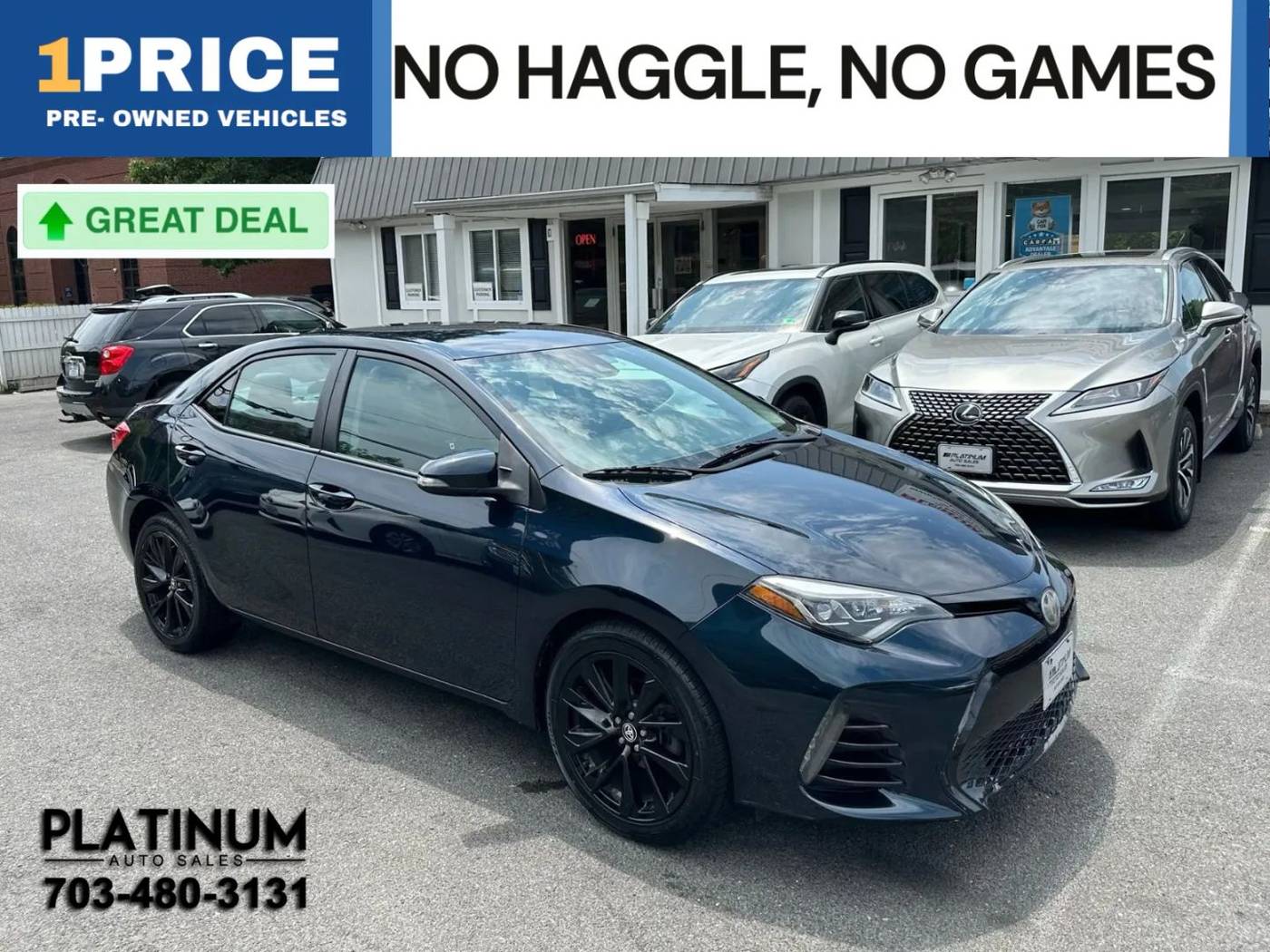 2017 Toyota Corolla SE — Sedan — 104,417 mi — Arlington, VA