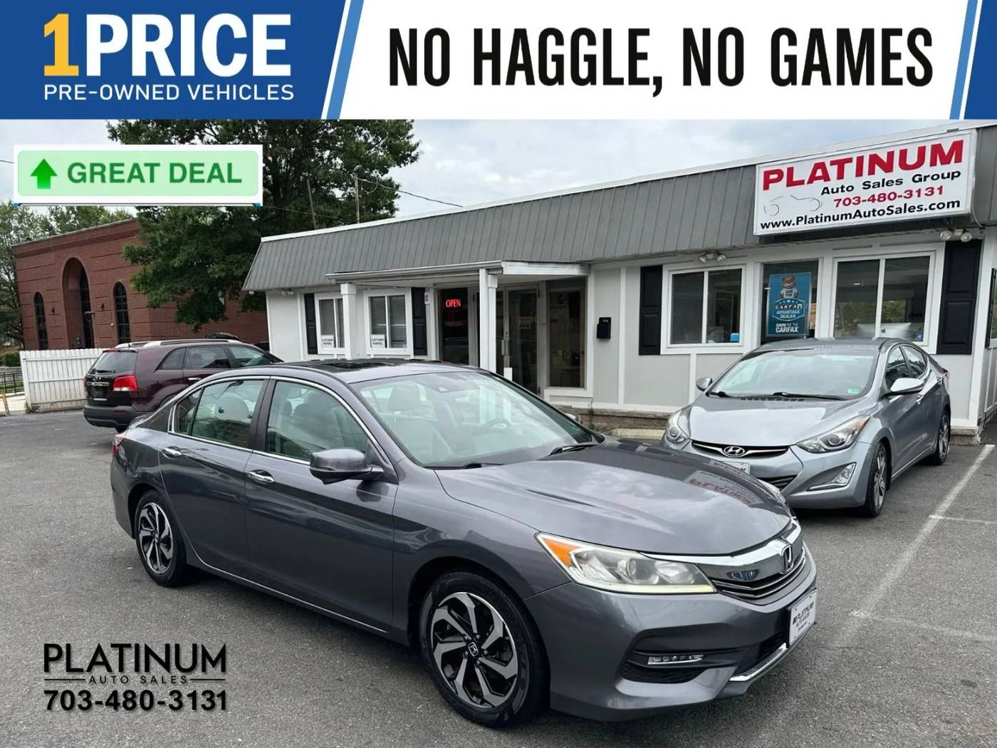 2017 Honda Accord EX-L — Sedan — 94,123 mi — Arlington, VA