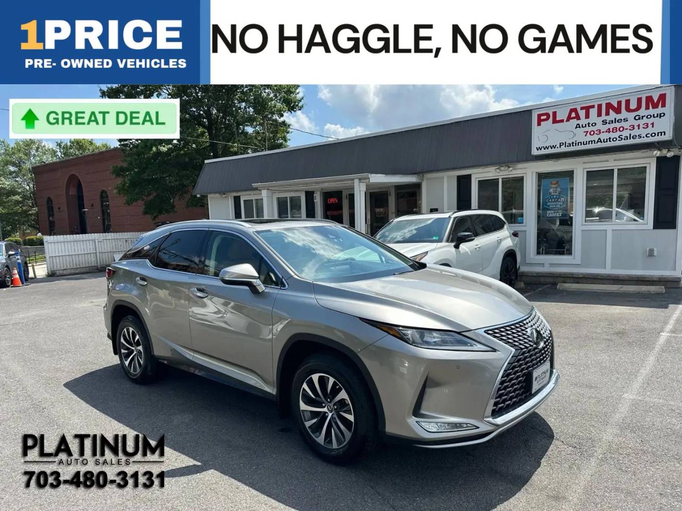 2022 Lexus RX RX 350 — SUV — 16,843 mi — Arlington, VA