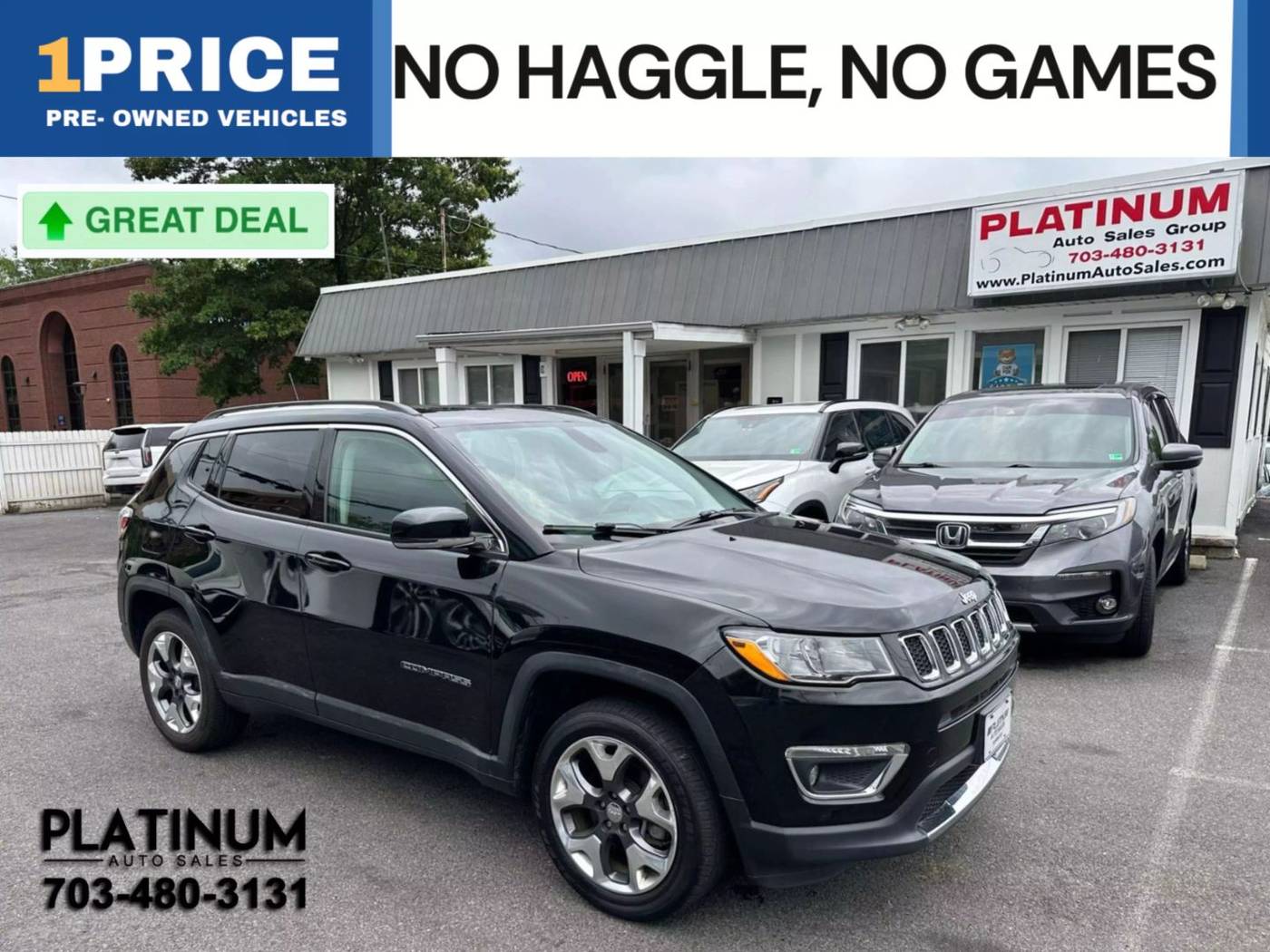 2018 Jeep Compass Limited — SUV — 104,689 mi — Arlington, VA