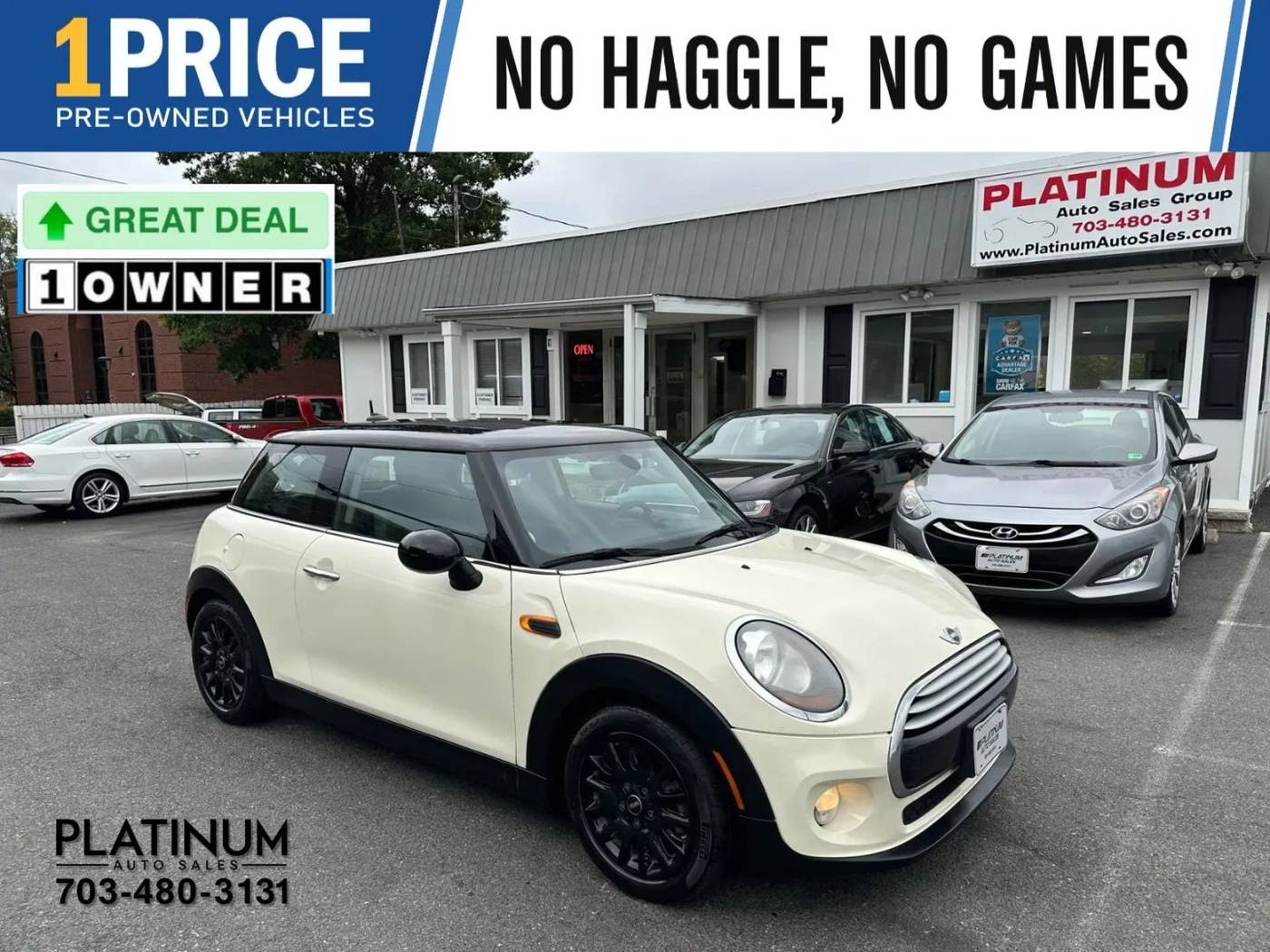 2015 MINI Hardtop Cooper — Hatchback — 130,712 mi — Arlington, VA