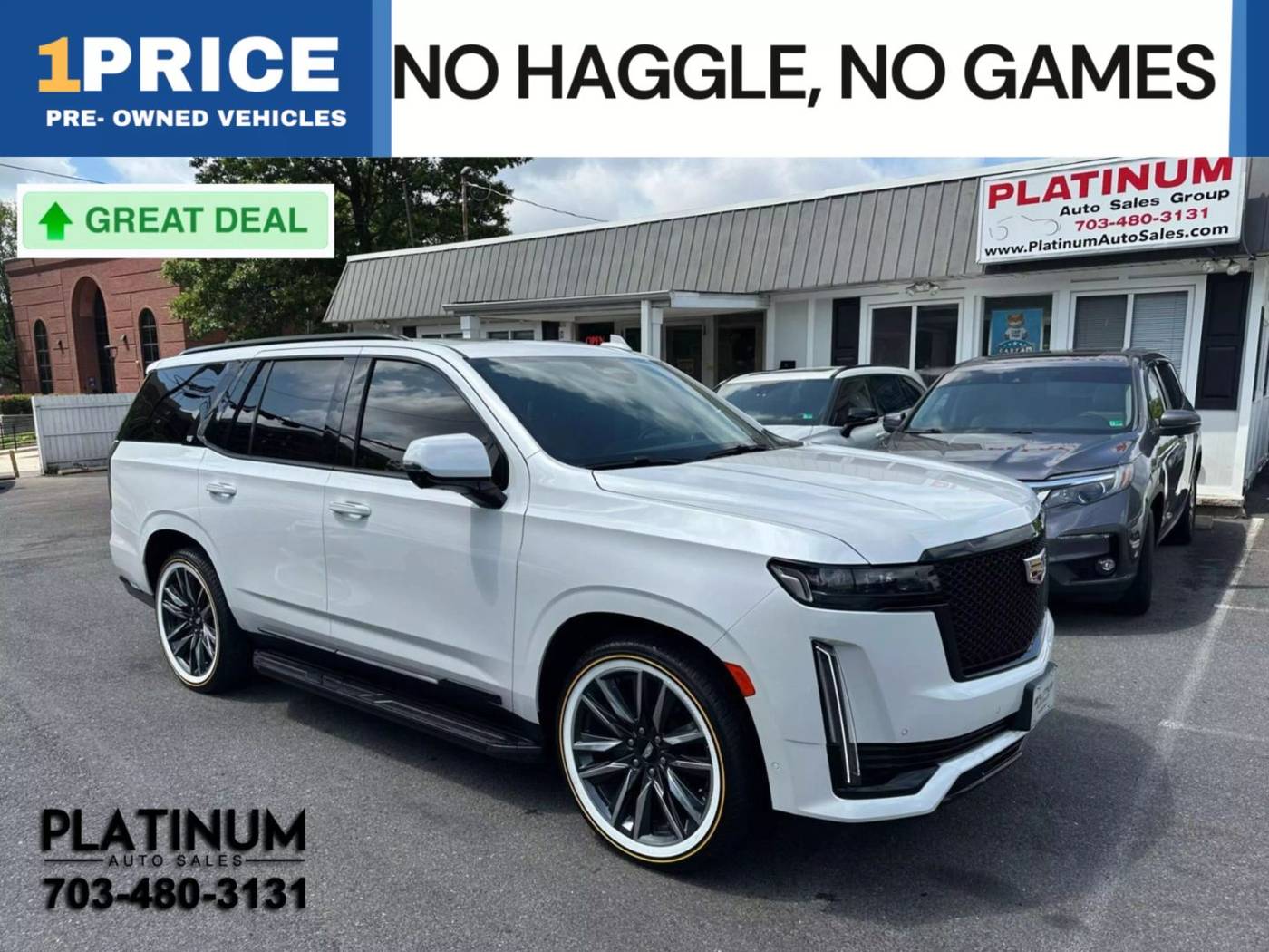 2021 Cadillac Escalade Sport Platinum — SUV — 18,241 mi — Arlington, VA