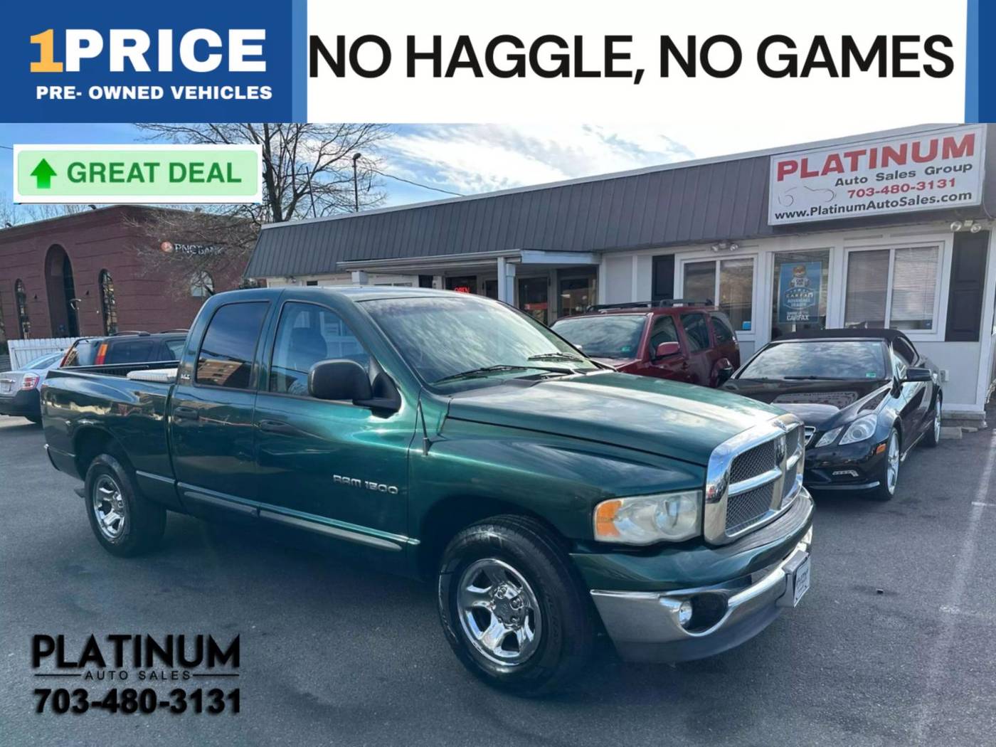2002 Dodge Ram 1500 Base — Pickup Truck — 94,258 mi — Arlington, VA