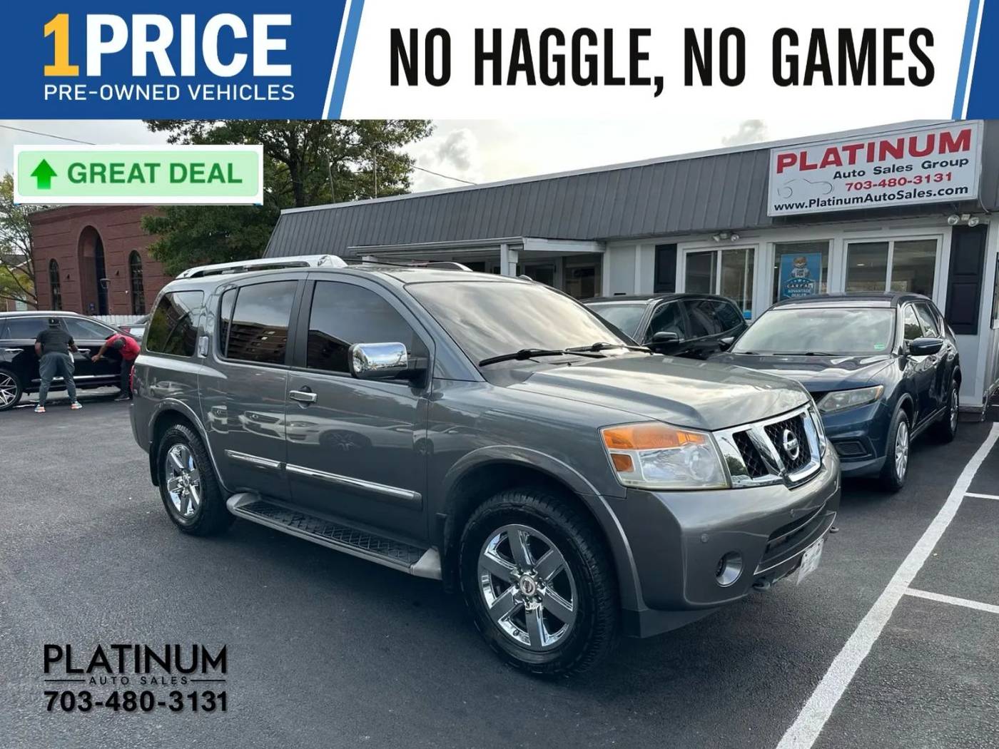2014 Nissan Armada Platinum — SUV — 130,374 mi — Arlington, VA