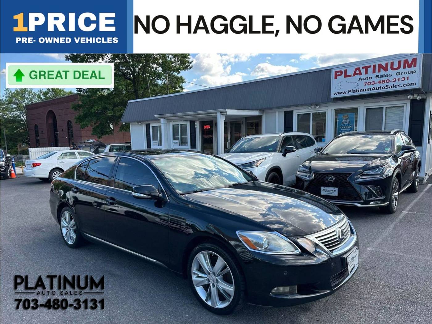 2010 Lexus GS GS 450h — Sedan — 138,800 mi — Arlington, VA