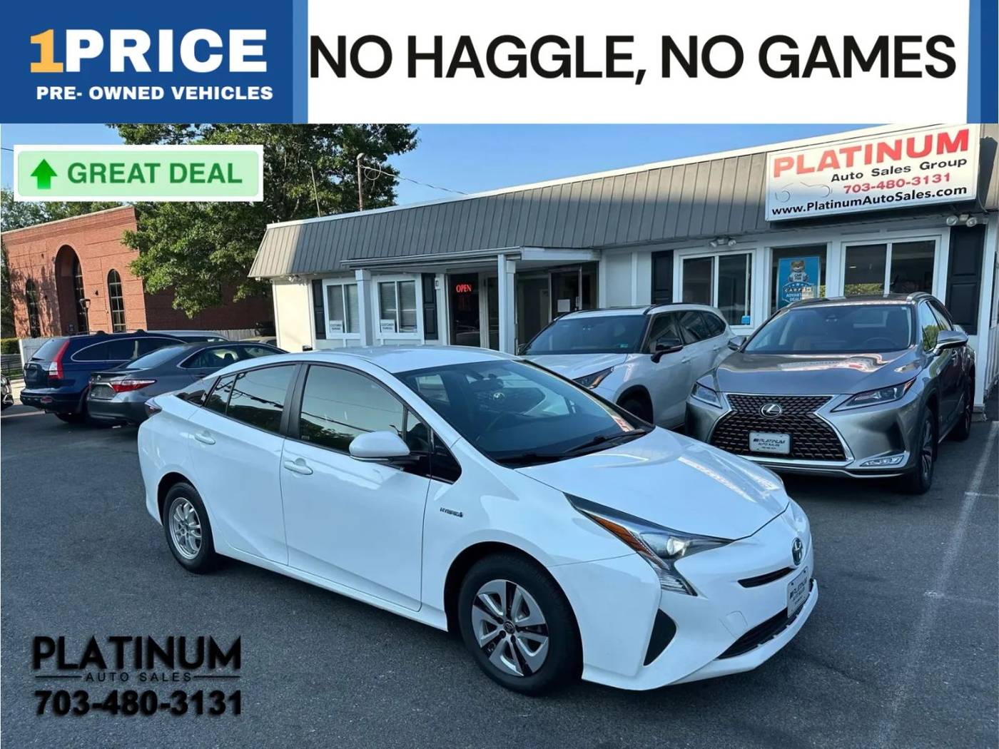 2016 Toyota Prius Three — Hatchback — 94,729 mi — Arlington, VA