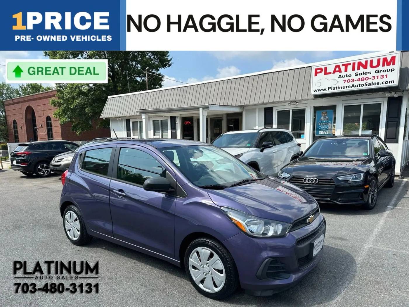2017 Chevrolet Spark LS — Hatchback — 130,349 mi — Arlington, VA