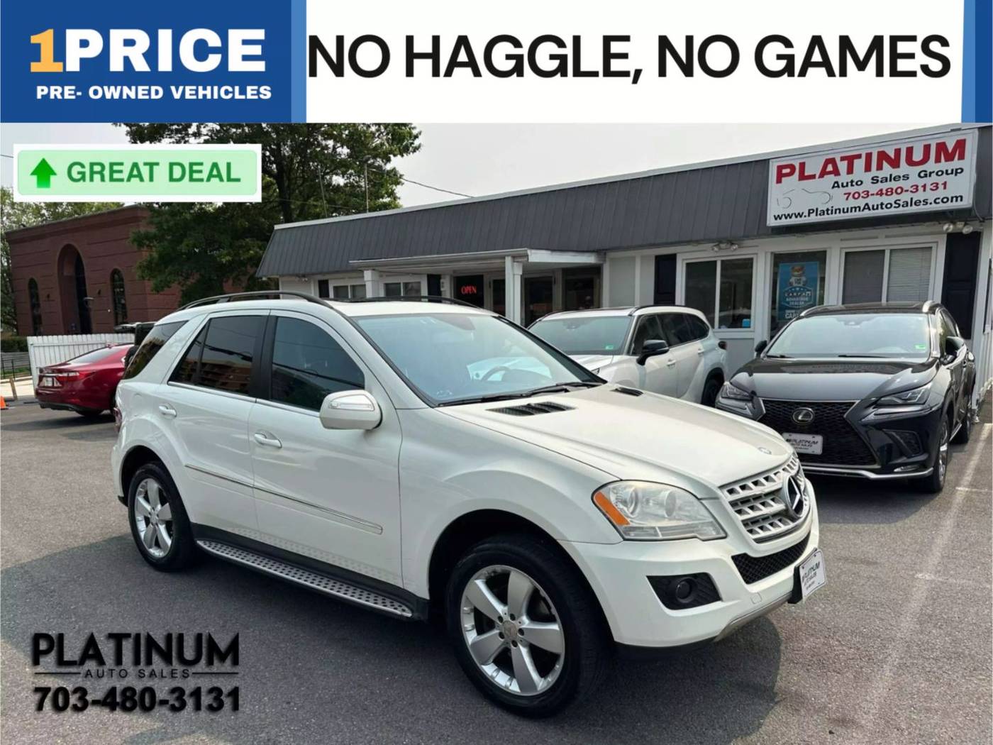 2010 Mercedes-Benz M-Class ML 350 — SUV — 126,399 mi — Arlington, VA