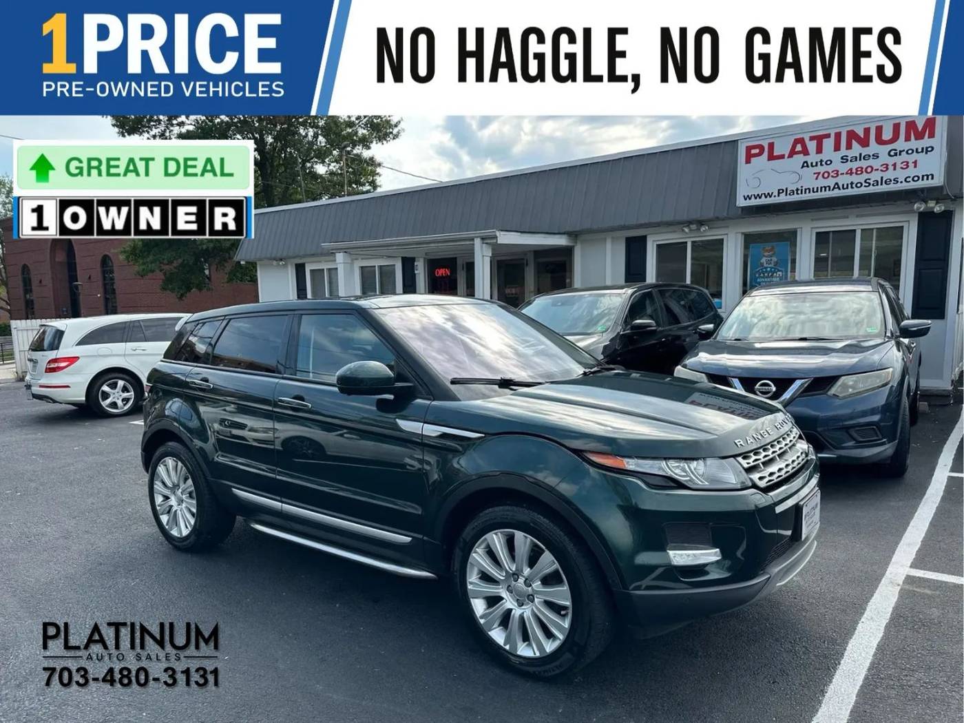2015 Land Rover Range Rover Evoque Prestige — SUV — 124,869 mi — Arlington, VA