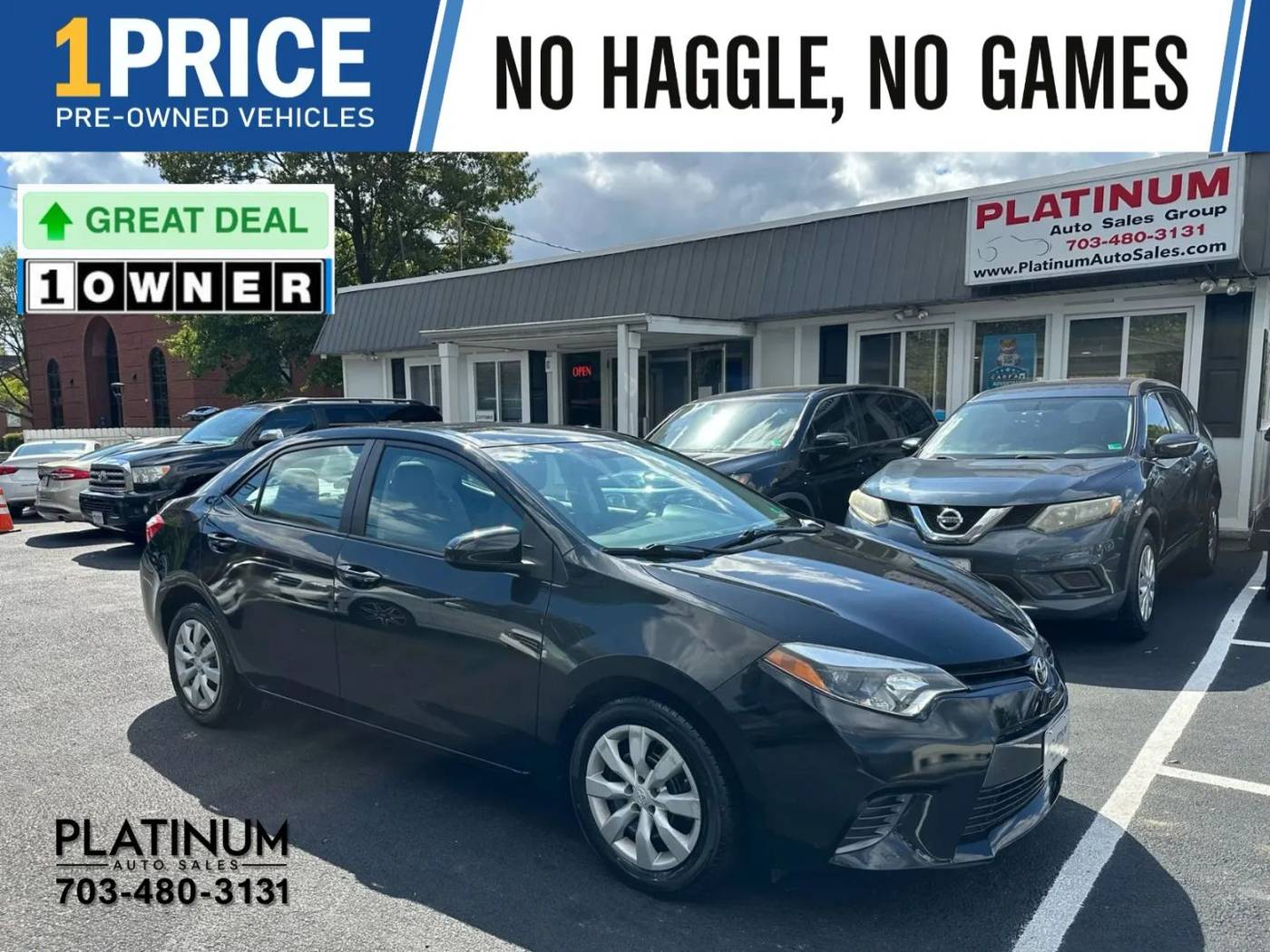 2015 Toyota Corolla LE Plus — Sedan — 64,287 mi — Arlington, VA