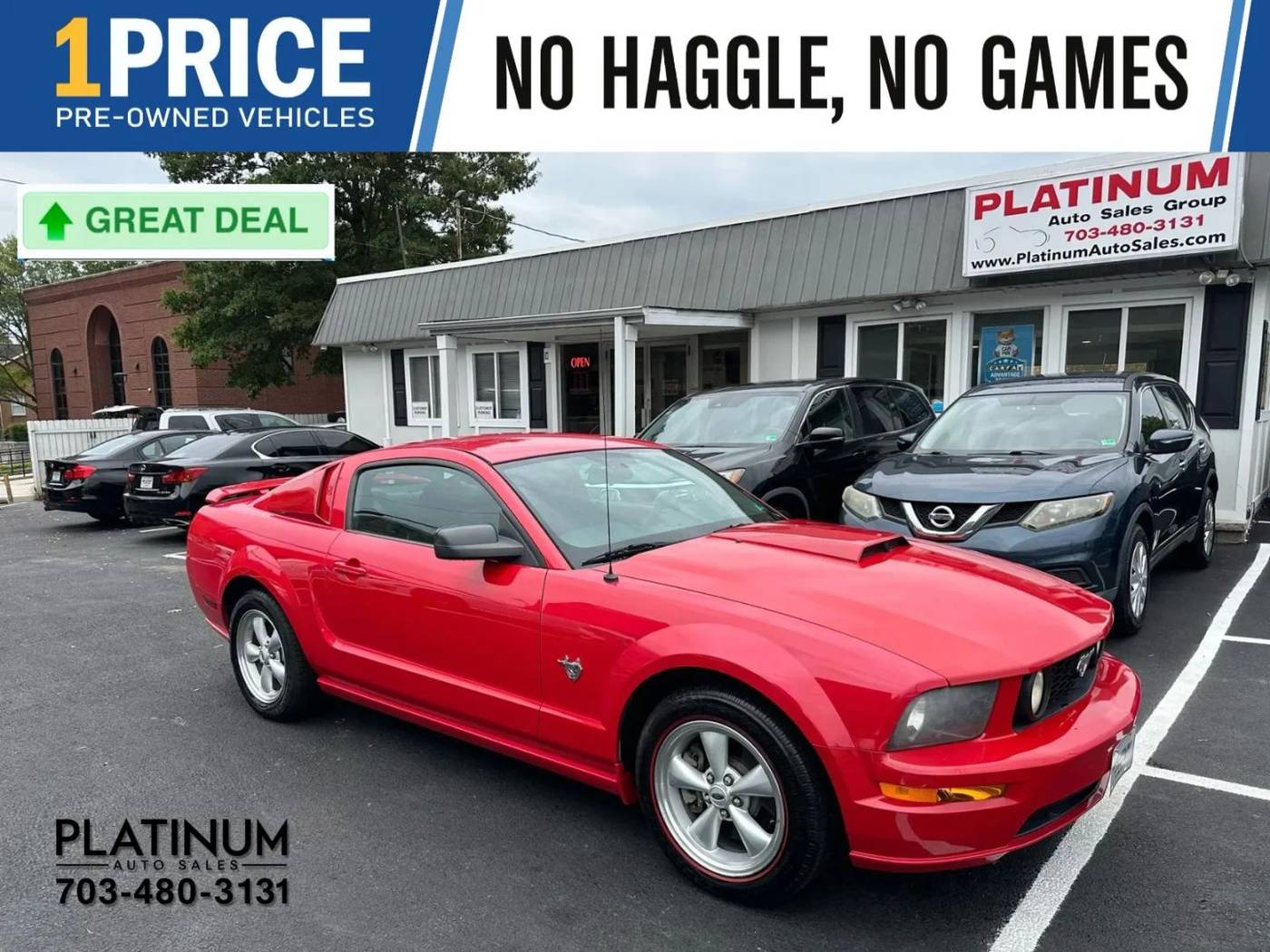 2009 Ford Mustang GT Premium — Coupe — 69,037 mi — Arlington, VA