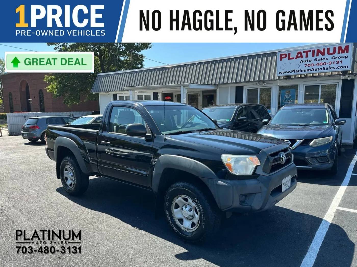 2012 Toyota Tacoma Base — Pickup Truck — 73,816 mi — Arlington, VA
