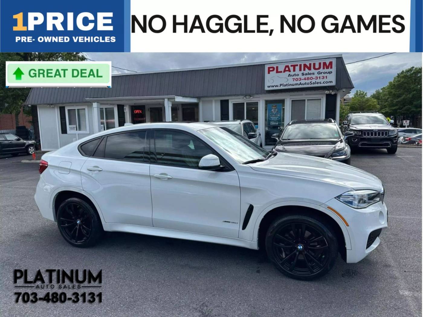 2015 BMW X6 35i — SUV — 78,560 mi — Arlington, VA
