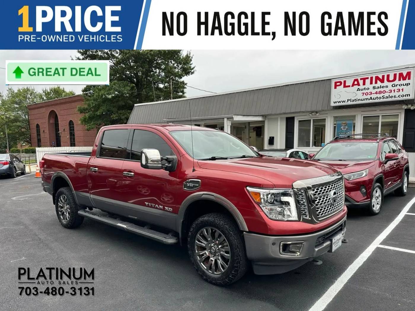 2017 Nissan Titan XD Platinum Reserve — Pickup Truck — 173,928 mi — Arlington, VA