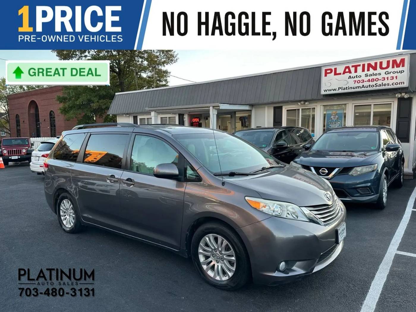 2013 Toyota Sienna XLE — Minivan — 144,976 mi — Arlington, VA