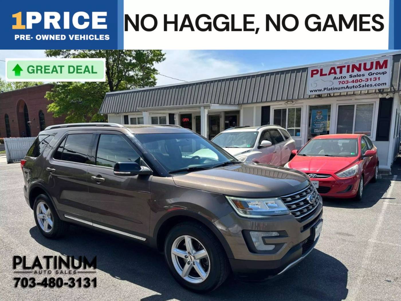 2016 Ford Explorer XLT — SUV — 151,382 mi — Arlington, VA