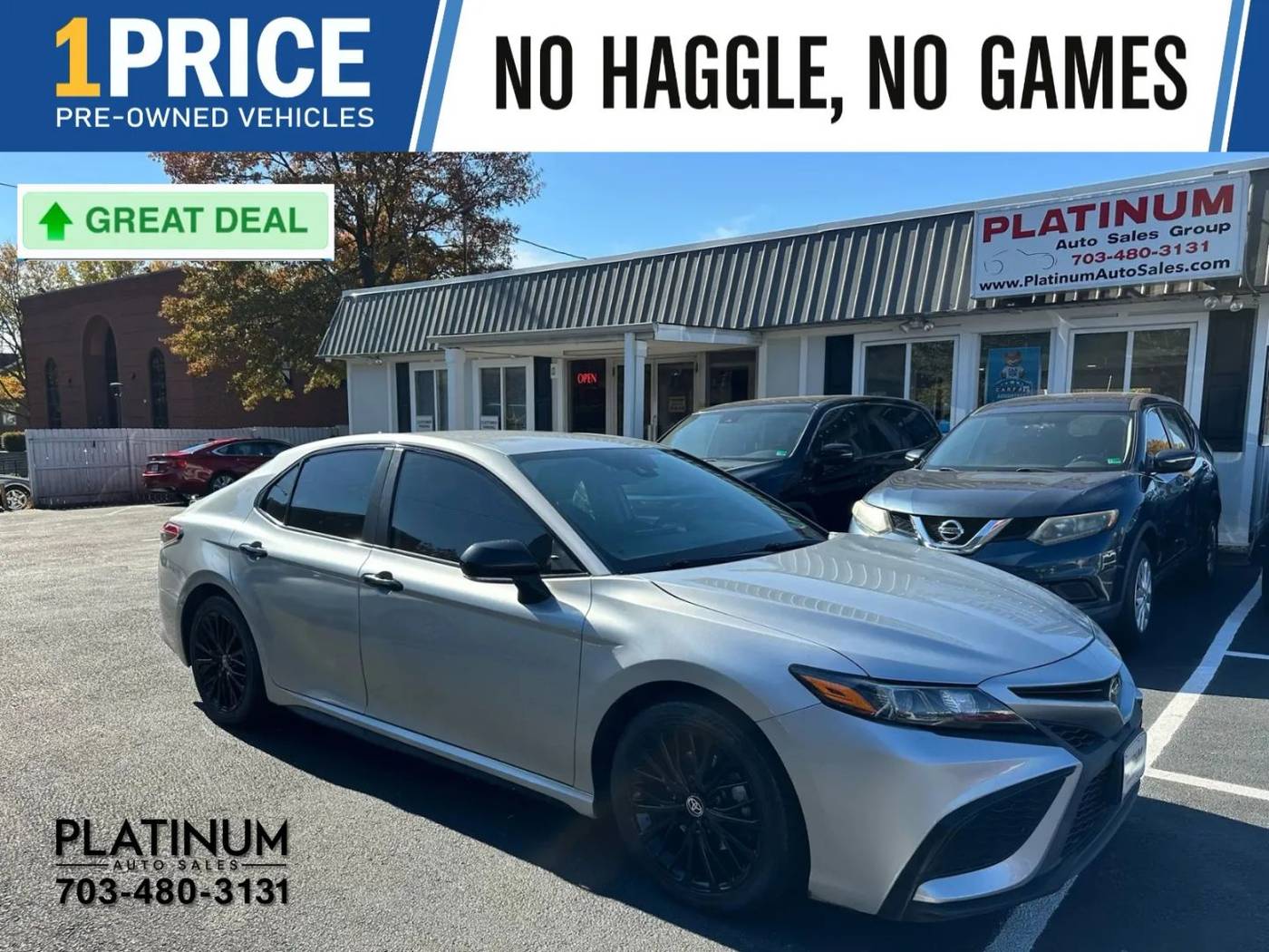2022 Toyota Camry SE — Sedan — 76,788 mi — Arlington, VA