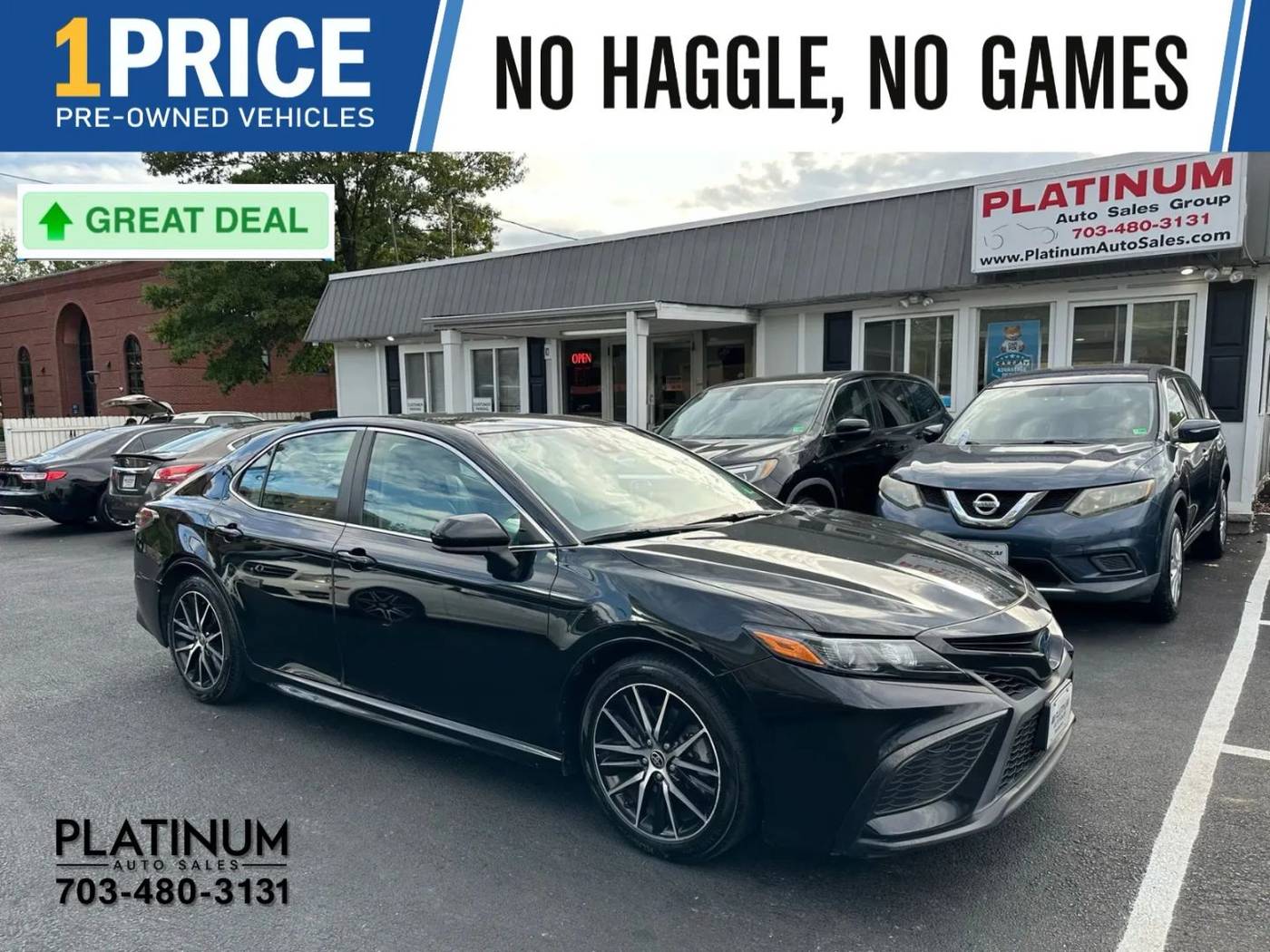 2021 Toyota Camry Hybrid SE — Sedan — 141,908 mi — Arlington, VA