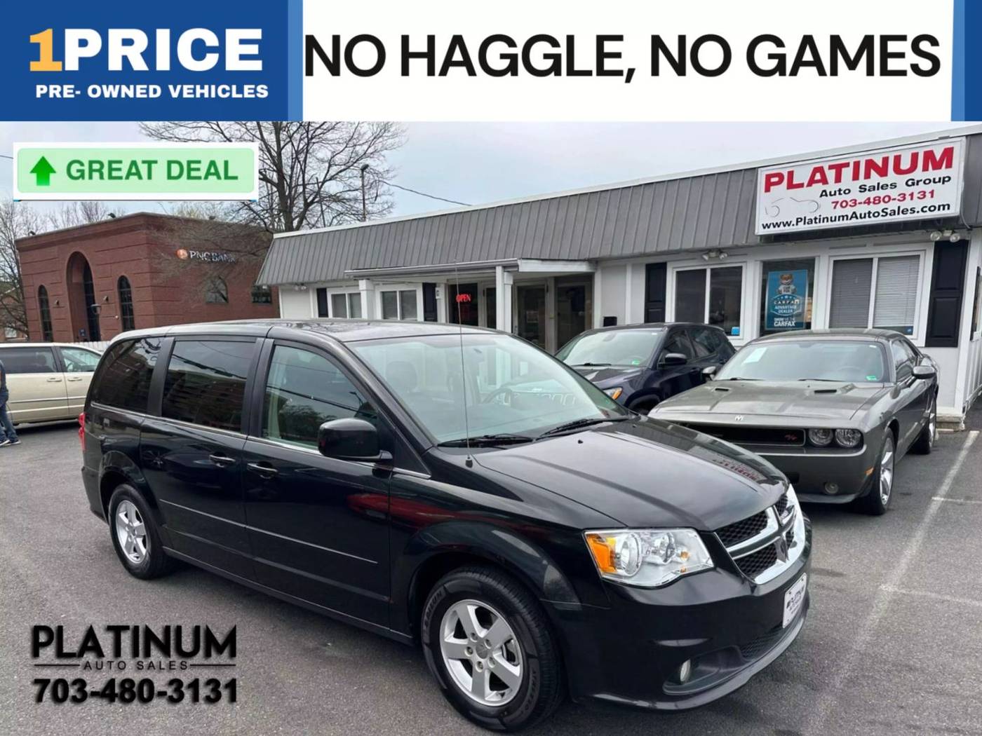 2012 Dodge Grand Caravan Crew — Minivan — 135,564 mi — Arlington, VA