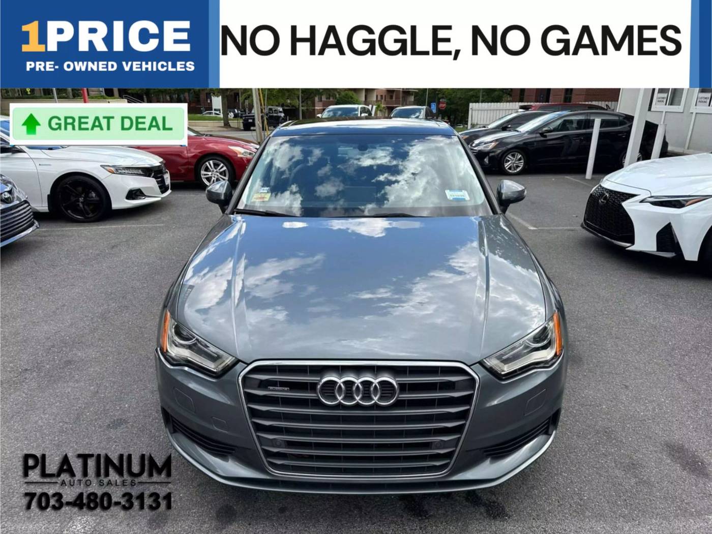 2016 Audi A3 Premium — Sedan — 55,711 mi — Arlington, VA