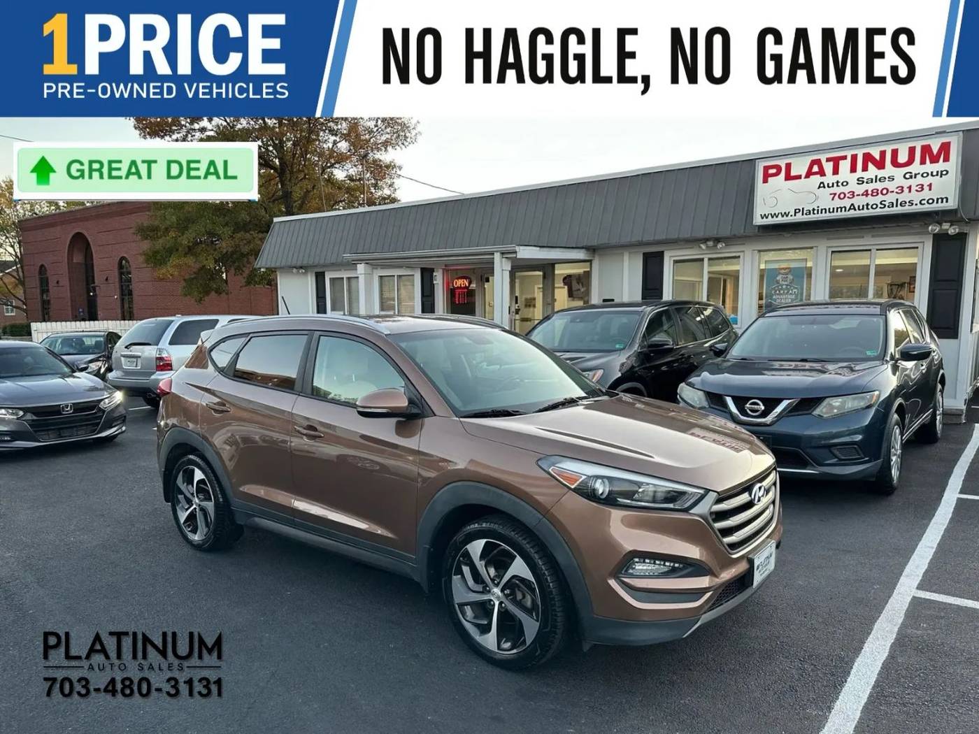 2016 Hyundai Tucson Sport — SUV — 99,863 mi — Arlington, VA