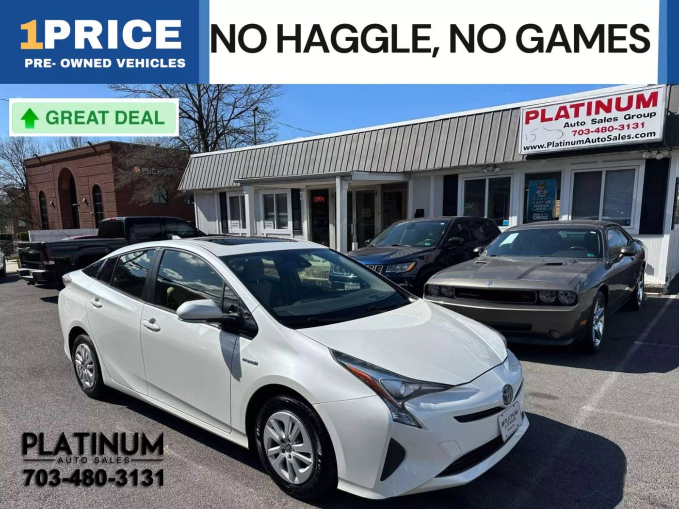 2016 Toyota Prius Three Touring — Hatchback — 191,120 mi — Arlington, VA