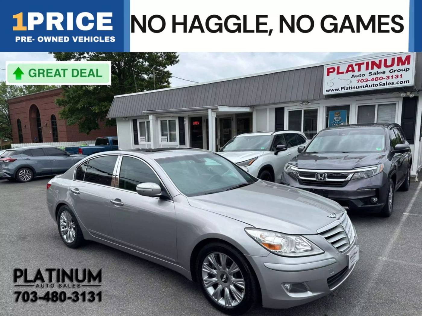 2009 Hyundai Genesis 3.8 — Sedan — 138,476 mi — Arlington, VA