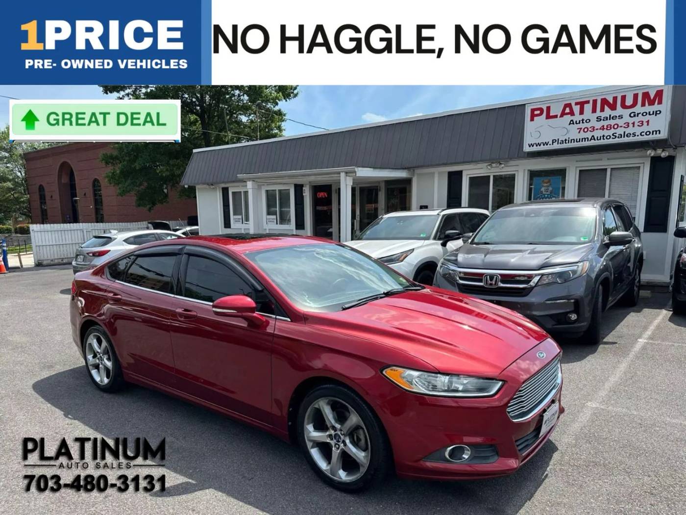 2013 Ford Fusion SE — Sedan — 145,122 mi — Arlington, VA